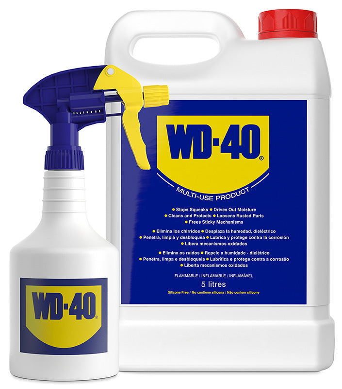 WD40 MULTI PURPOSE LUBRICANT-5 LITRE W/APPLICATOR – FMK Rustproofing