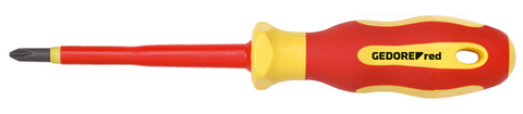 VDE Screwdriver PH2 100 mm - Gedore Red