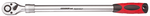 2C Telescopic ratchet L/R 1/2" Length 460-600 mm - Gedore Red