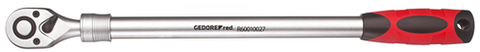 2C Telescopic ratchet L/R 1/2" Length 460-600 mm - Gedore Red